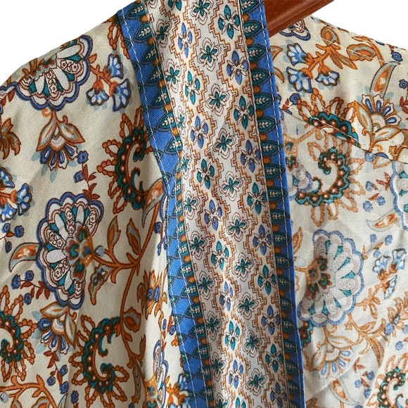 Evereve Margo Paisley Wrap / Swim Cover Up NWT - Picture 7 of 8